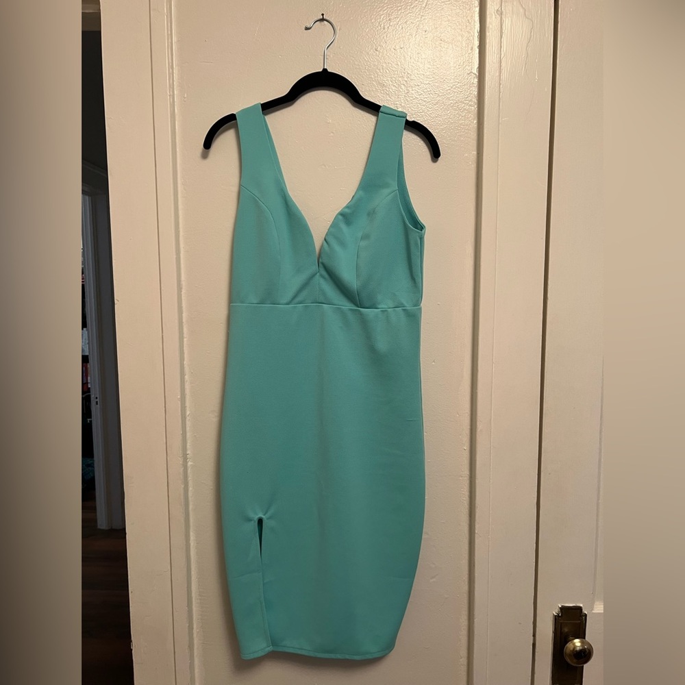 Lulus size large teal dress new with tags